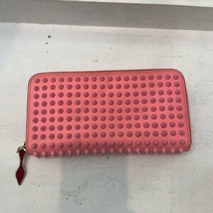 Authentic Christian Louboutin leather wallet